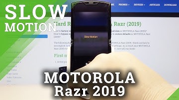 How to Record in Slow Motion in MOTOROLA Razr (2019) – Slow Motion Options