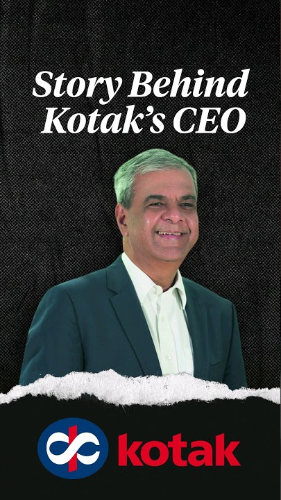 From ₹1000 To CEO Of Kotak