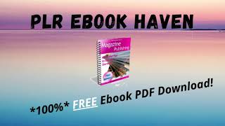 FREE PLR Ebook PDF - Magazine Publishing | FREE PLR Ebook PDF - Magazine Publishing