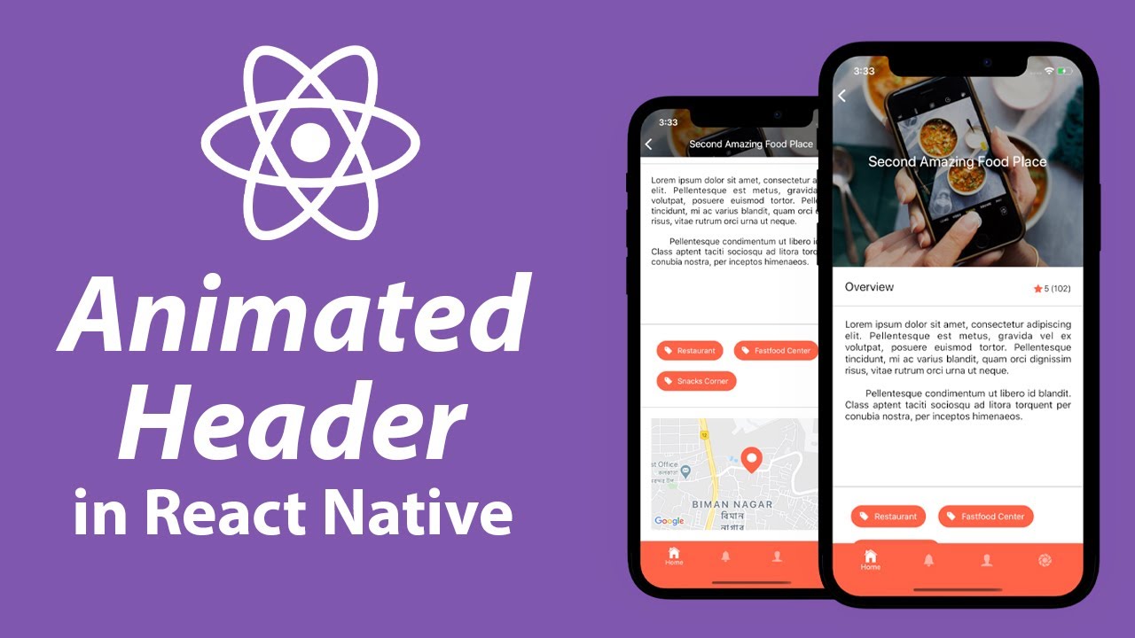 React animated. React header. React-native анимированные подсказки. Как написать header в React. React native анимация нажатия на кружок.