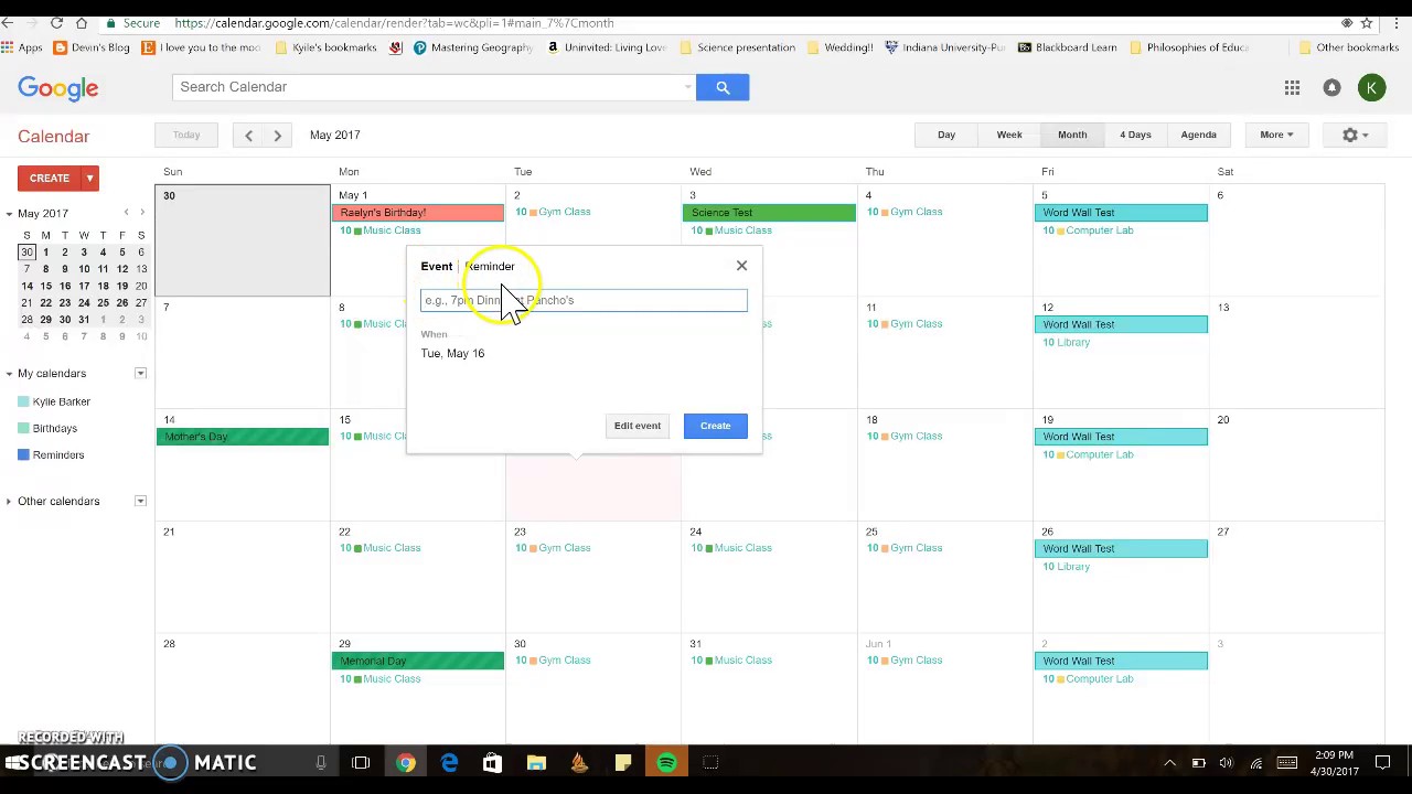 How to Create a Google Calendar YouTube