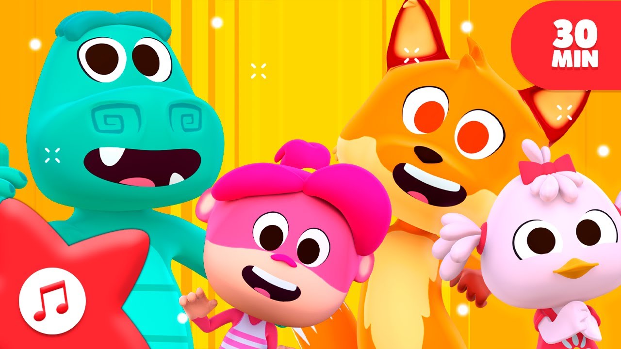 30 minutos de las mejores canciones clásicas de ZOO🎉 MIX 🌈 PARA NIÑOS |  Canciones del Zoo