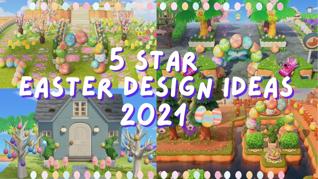 EASTER AREA DESIGN IDEAS FOR YOUR ANIMAL CROSSING NEW HORIZONS ISLAND