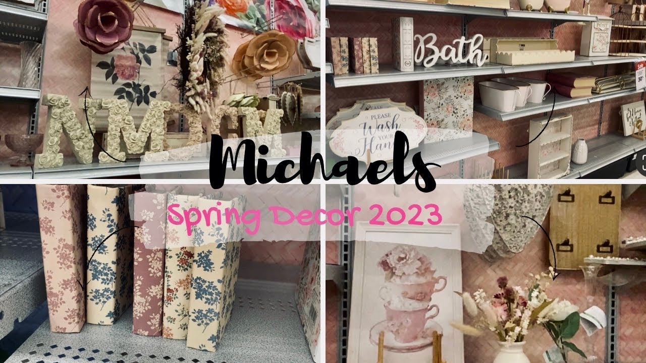 Michaels Spring Decor 2023 YouTube