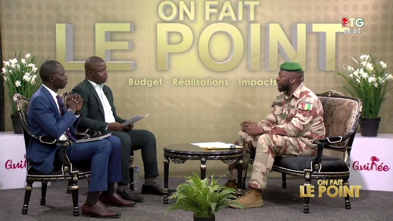 ON FAIT LE POINT AVEC LE GENERAL AMARA CAMARA. RTG GUINEE 224
