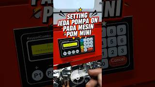 SETTING JEDA POMPA ON POM MINI DIGITAL #tutorial #fyp #pommini #shorts #assymeter