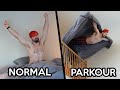 Best of parkour vs normal people in real life part 2