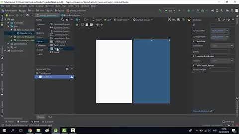 Table Layout || Android Studio
