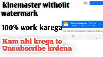 How To download kinemaster without watermark  || Pablo ECB Gaming