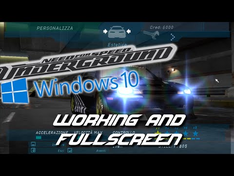 How to run NFS: Underground on Windows 10