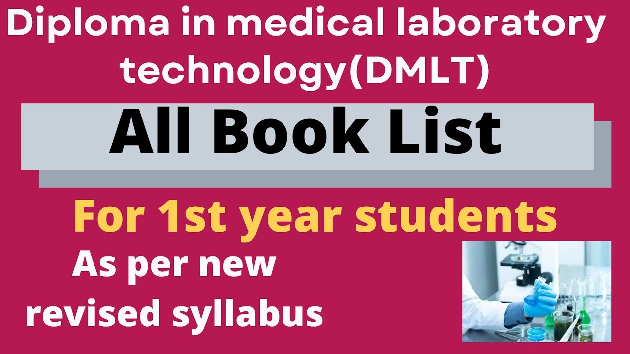 Best Book For Dmlt 1st Year dmlt Course Books Name dmlt Books 1st Year dmlt-course-details-in-kannada-l-paramedical-course-in-karnataka-l