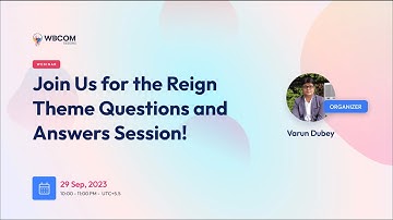 Webinar 2 | Reign Theme Questions and Answers Session! | WordPress BuddyPress Theme