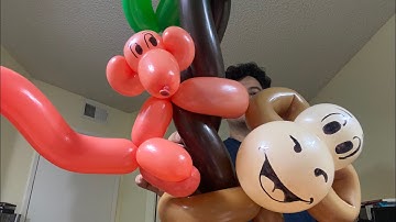 Simple 1 Balloon Monkey - 2 Balloon Monkey - Beginning Balloon Twisting