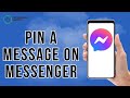 كيفية تثبيت رسالة على Messenger
