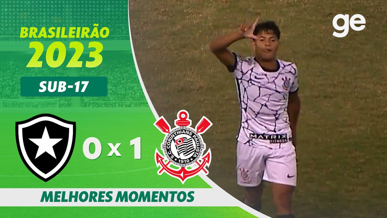 BOTAFOGO 0 X 1 CORINTHIANS | MELHORES MOMENTOS | 1ª RODADA BRASILEIRÃO ...