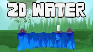 Unity 2D Water Tutorial in 100 Seconds (Dynamic Waves   Reflection Shader)