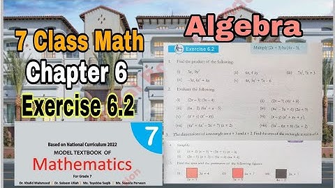 Class 7 Math Chapter 6 Exercise 6.2 | algebra |SNB|NBF| math class 7 chapter 6 | ilmi darasgah