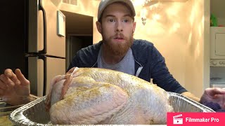 TRYING TO COOK A THANKSGIVING TURKEY!