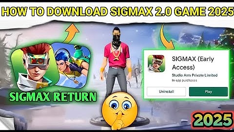 Finally Sigmax Game Is Back 😱 Sigmax Game Download || Sigmax Game // HOW TO DOWNLOAD SIGMAX 2.0