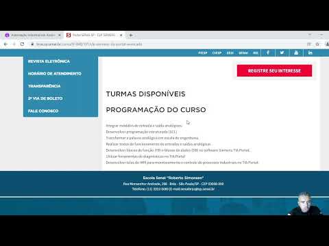 Cursos Presenciais SENAI Roberto Simonsen - TIA PORTAL AVANÇADO