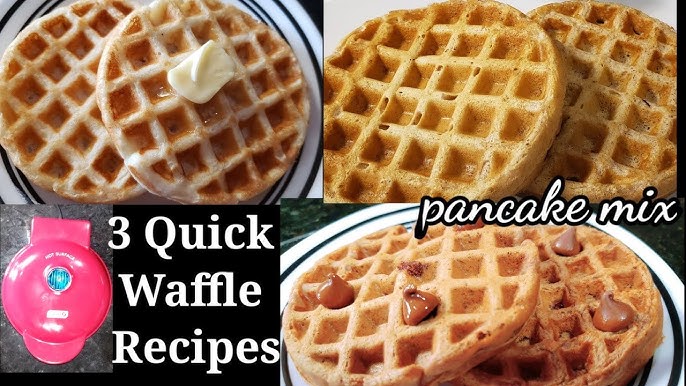 How to Waffles with Pancake Mix - YouTube