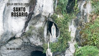 SANTO ROSARIO da Lourdes - misteri gloriosi - 28/04/2024