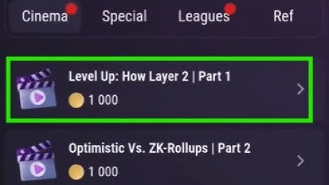 Level Up: How Layer 2 | Part 1 | TapSwap Code | Level Up: How Layer 2 | Part 1