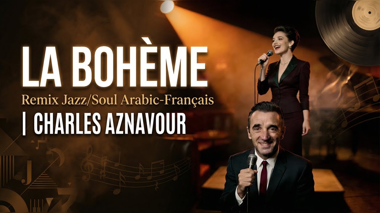 LA BOHEME | Jazz Soul Remix Arabe | CHARLES AZNAVOUR ft. Female Sound