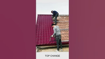 Plastic zinc roof tile installation process- Very Convenient and Practical