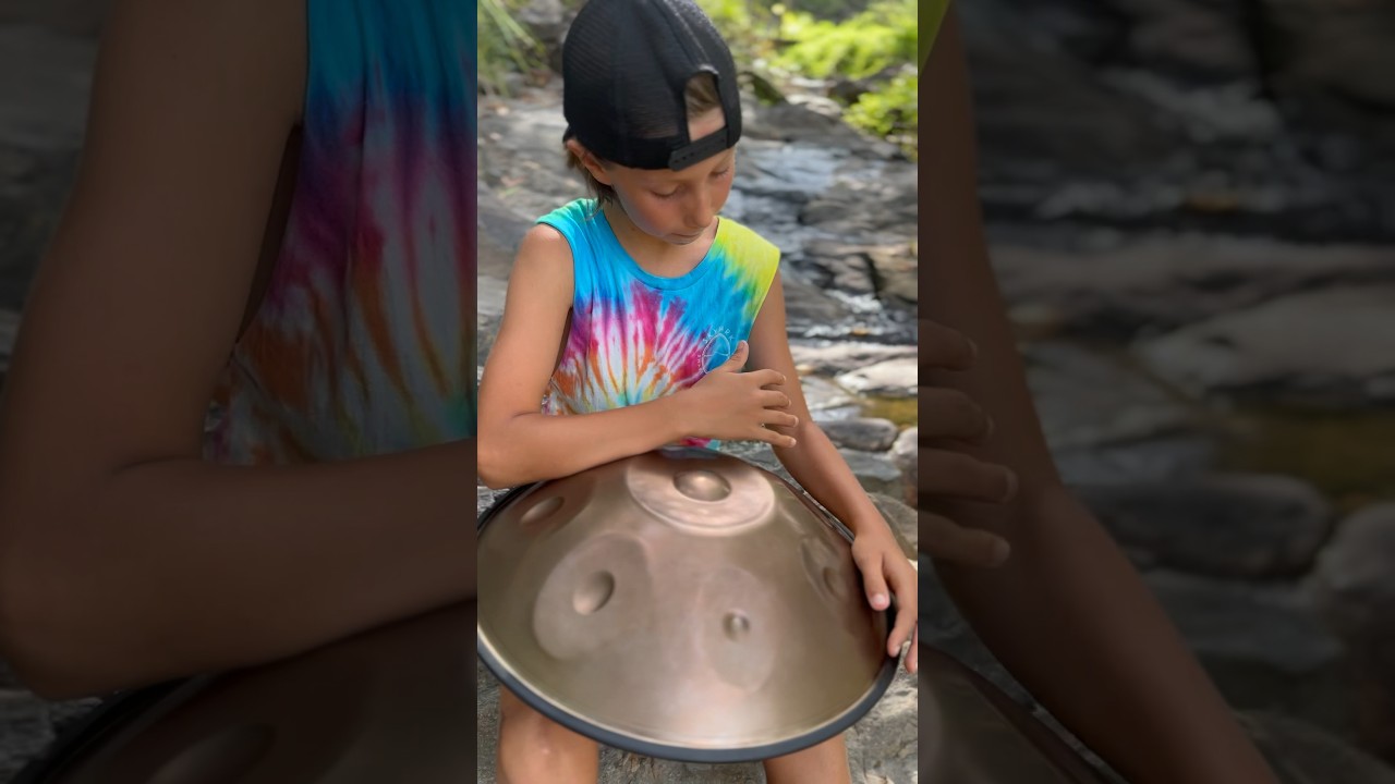 The ‘MINI’ by @sewhandpan1092  played in forest of Australia #nature #music #handpan #4u