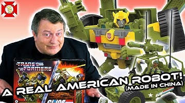 TRANSFORMERS BUMBLEBEE A.W.E. Striker GI Joe Collab Review