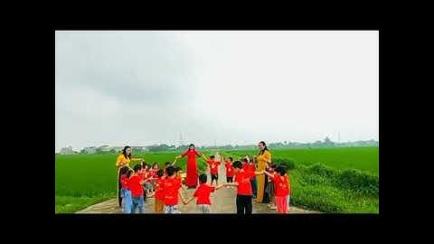 Hoạt động trải nghiệm thăm quan cánh đồng lúa lớp "4 tuổi B2 - Trường MN Hiển Khánh" 🙋‍♂️🙋‍♀️👨‍👩‍👧