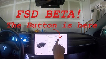 Tesla FSD Beta Button is here!