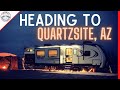 Quartzsite AZ Boondocking for the first time | Fulltime RV Living