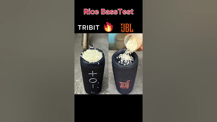Rice BassTest Tribit vs JBL Bassboosted