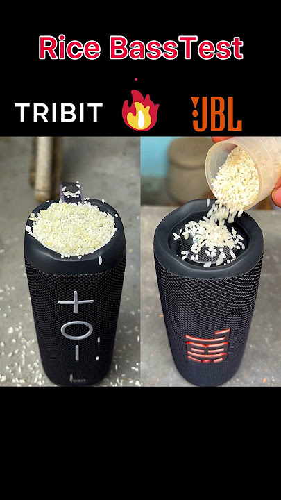 Rice BassTest Tribit vs JBL Bassboosted