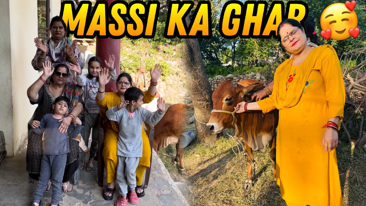 Massi Ka Ghar Ka Vlog || Jammu & Kashmir ❤️