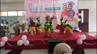 Tarian Genjring party Krakatau oleh TK Islam Melati Perlombaan Festakara UIN Koreografer by Ibu Dina