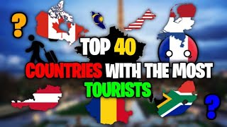 TOP 40 Countries with the most tourists edit 🌍🧳