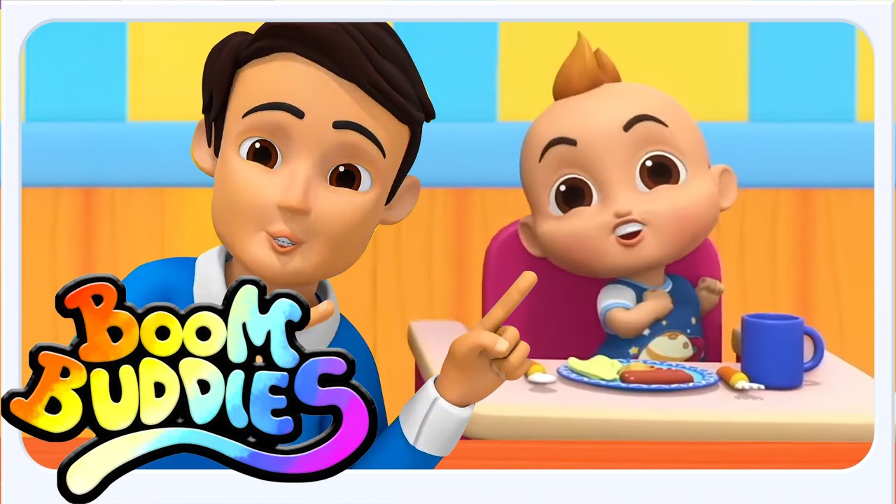 Mastica Mastica Il Tuo Cibo Video Interattivo per Bambini e Altre Canzoni - Boom Buddies