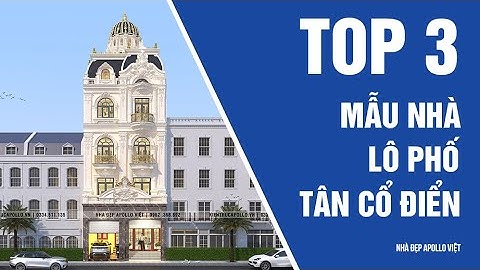 Chiêm ngưỡng TOP 3 mẫu Nhà Ống đẹp Phong cách Tân cổ điển || HOT nhất 2023