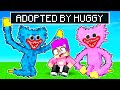 JUSTIN Gets ADOPTED By HUGGY WUGGY & KISSY MISSY In MINECRAFT! (UNBELIEVABLE!)