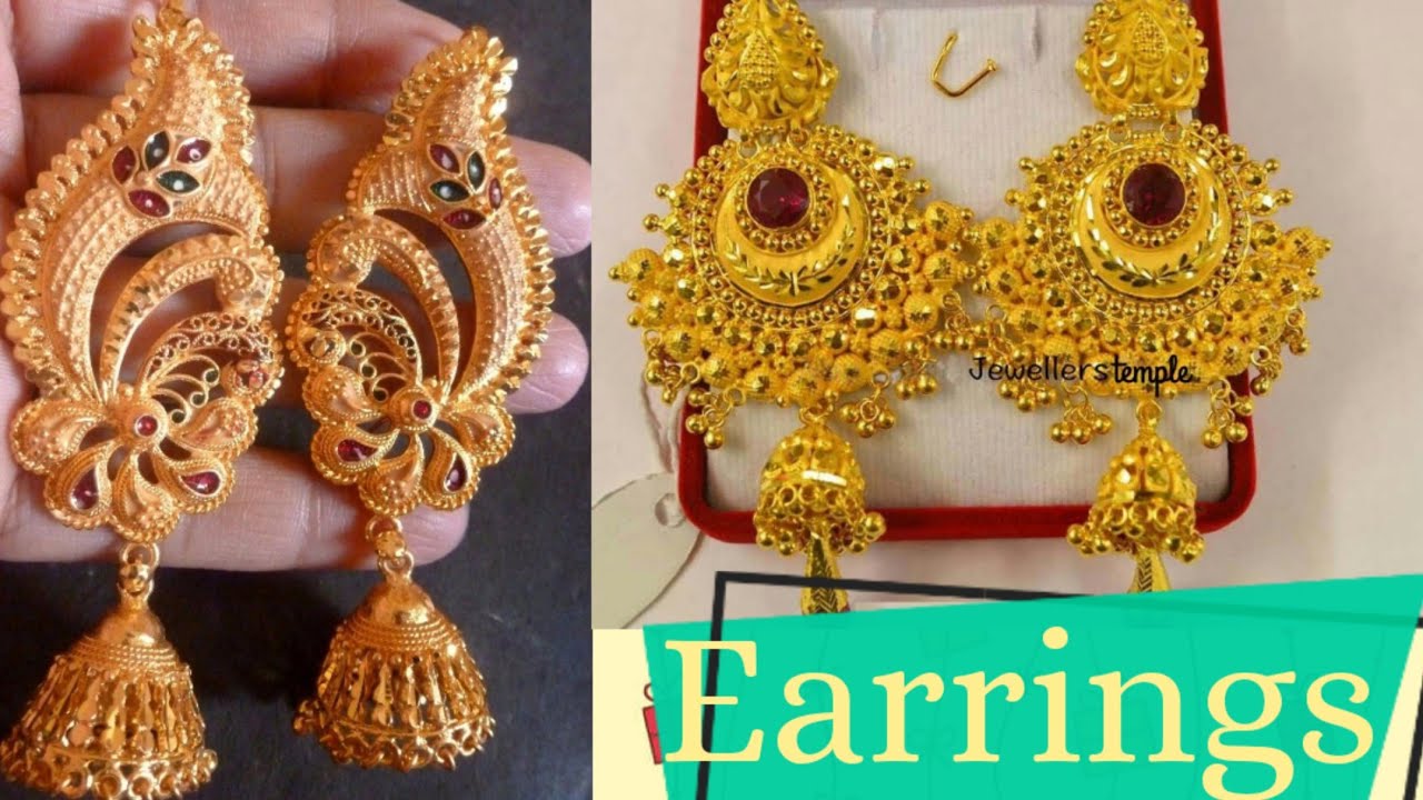 Waterdrop Gold Earrings for Women Teardrop Gold Big Earrings Fashion  Jewelry Gif | eBay