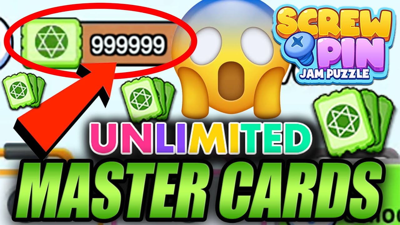Screw Pin Jam Puzzle Hack - Get Unlimited Free Master Cards!