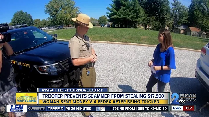 Trooper outsmarts scammer, recovers $17,500 belonging to a Cecil County woman