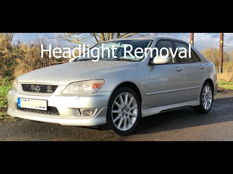 How To Remove Lexus IS200 Headlights Headlight Removal