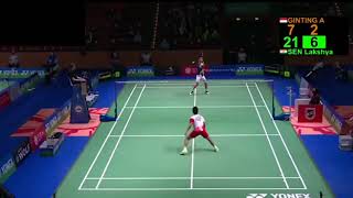 Anthony S. Ginting INA vs Lakshya Sen IND - YONEX GAINWARD German Open 2022 - MS R16