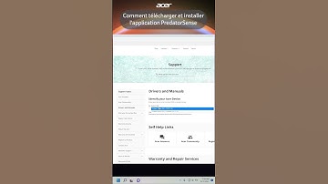 Comment installer PredatorSense