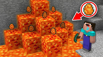 HOW NOOB FOUND THIS LAVA DIAMONDS IN SECRET MINE?  Minecraft - NOOB vs PRO