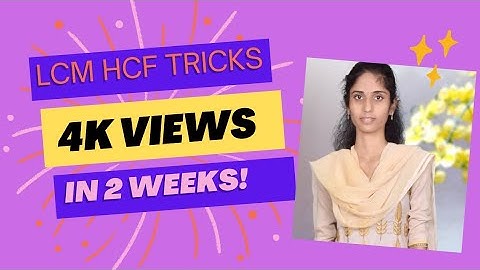 lcm and hcf tricks /LCM hcf kaise nikale /maths shorts tricks/ training shorts/viral shots 👍